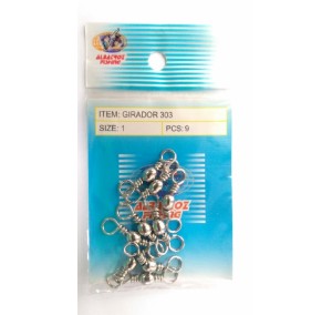 GIRADOR ALBATROZ 01 C/09 INOX 9 PCS
