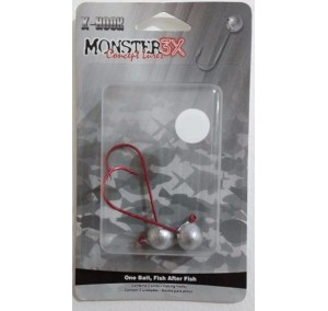 ANZOL MONSTER JIGHEAD3X X HOOK 3/0 7 GMS 2 PEÇAS