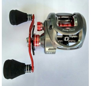 CARRETILHA RAPALA LONG CAST 301 ESQUERDA 9 ROLAMENTOS RECO 7.3.1