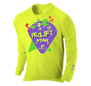 CAMISETA PROLIFE TAMANHO 8 ANOS AMARELO INFANTIL SUN PROTEC 50+