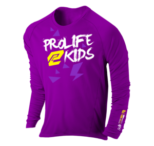 CAMISETA PROLIFE TAMANHO 10 ANOS LILAS INFANTIL SUN PROTEC 50+