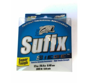 LINHA SUFIX SIEGE 0,40 300 MTS 12 KG 26,40 LBS