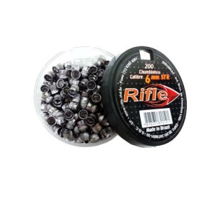 CHUMBINHO RIFLE CAL 6,00 MM 1X200