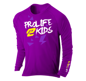 CAMISETA PROLIFE TAMANHO 02 ANOS LILAS INFANTIL SUN PROTEC 50+
