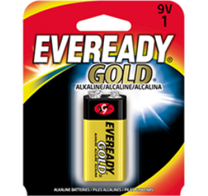 BATERIA EVEREADY GOLD ALCALINA 9V