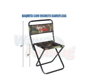 BANQUETA C/ENCOSTO CAMUFLADO WFL09