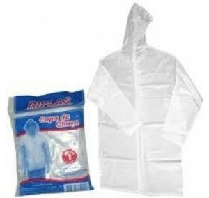 CAPA DE CHUVA DESCARTAVEL