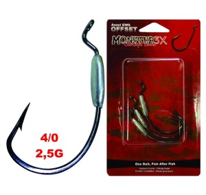 ANZOL MONSTER 3X OFF SET 4/0 2,5 GR 3 UN