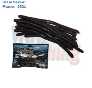 ISCA MINHOCA SILICONE 5521 13 CM