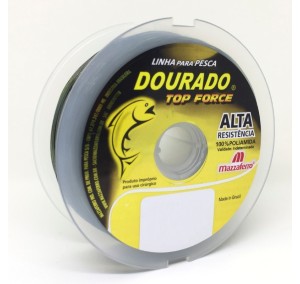 LINHA DOURADO TOP FORCE 0,60 VERDE OLIVA