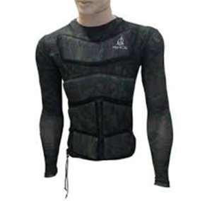 CAMISETA FLOATING LONGA 50 KG PRETA