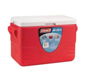 CAIXA TERMICA COLEMAN 26,5 LTS VERMELHA