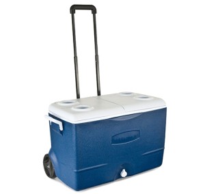 CAIXA TERMICA RUBBERMAID C/RO 56,7 LT AZ