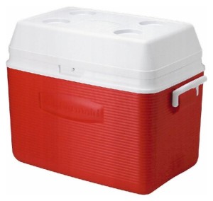 CAIXA TERMICA RUBBERMAID 45 LT VERMELHA