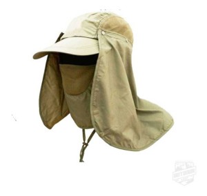 BONE ECHOLIFE LEGIONARIO COM MASCARA PROTEÇÃO UV 40 COR CAQUI