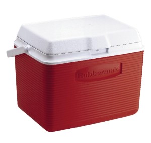 CAIXA TERMICA RUBBERMAID 23 LT VERMELHA