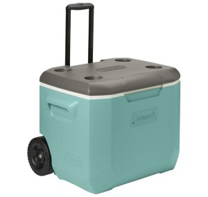 CAIXA TERMICA COLEMAM 56,7 LTS EXTREME VERDE AGUA C/RODAS