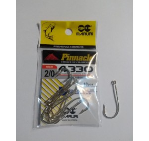 ANZOL PINNACLE 4330 - 2/0 - C/10PC - (TIN)