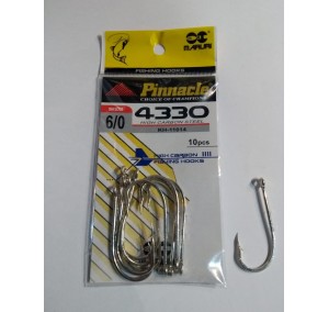 ANZOL PINNACLE 4330 - 6/0 - C/10PC - (TIN)
