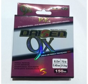 LINHA MULTIFILAMENTO DAISEN PE 9X - 150M - 70 LBS - 0,40