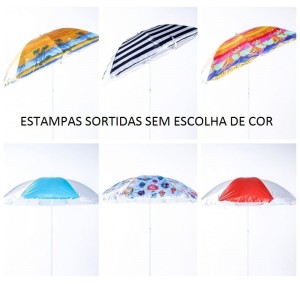 GUARDA SOL CLASSIC ARTICUL. NYLON + SILVER COAT - 1,80 M