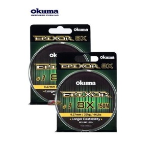 LINHA MULTIF OKUMA EPIXOR 8X - 0,27MM - 150M 44 LBS