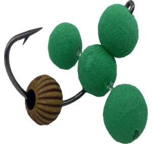 ANTENINHA 02 eva, cores variadas, anzol wide gap 3/0