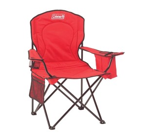 CADEIRA COLEMAN DOBRAVEL COM COOLER VERMELHA