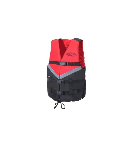 SALVA VIDAS ATIVA CANOA 2.0 - 80KG VERMELHO - COLETE NAUTICO