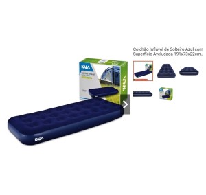 COLCHAO AR SOLTEIRO COM BOMBA PE VD - KALA
