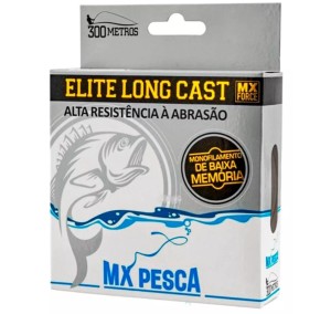 LINHA MONOFILAMENTO ELITE LONG CAST 300 MT TRANSPARENTE 0,20 (5,58 KG)