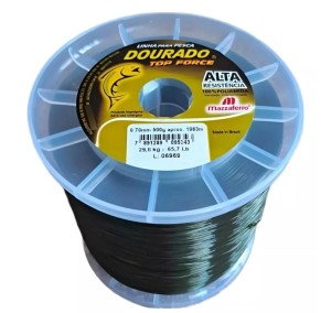 LINHA DOURADO TOP FORCE 0.90 500GR  41 KG VERDE