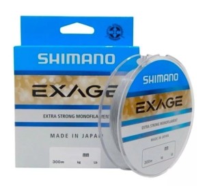 LINHA SHIMANO NYLON EXAGE 0.305MM 7.50KG X 300M