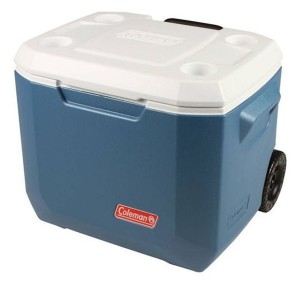 CAIXA TERMICA COLEMAM 47,3 LTS EXTREME AZUL C/RODAS