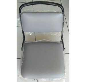 CADEIRA P/BARCO C/ ALMOFADA CINZA
