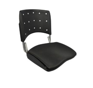 CADEIRA P/BARCO NARCISO ESTOFADA PRETA