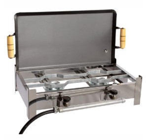 FOGAO 2 BOCAS SUPORTE C/ CHAPA